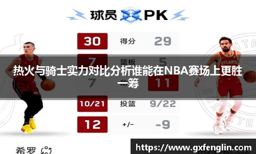 热火与骑士实力对比分析谁能在NBA赛场上更胜一筹